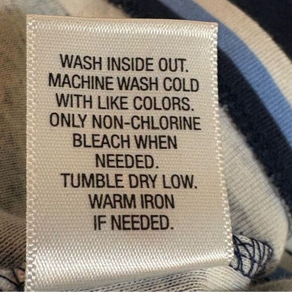 Croft & Barrow Lot 2 Striped Tees - White Pink & Navy Green 100% Cotton Women M. - Picture 15 of 16